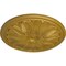 Ekena Millwork Bordeaux Ceiling Medallion (Fits Canopies up to 3 1/4"), 22 5/8"OD x 1 3/4"P, Pharaohs Gold CM22BOPGS - alternate 2